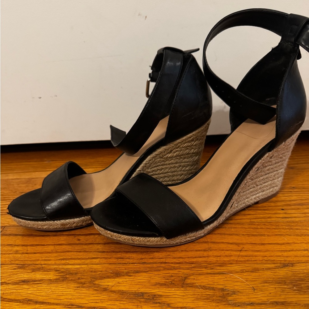 A New Day Black Espadrilles